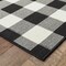 Homeroots 8 x 11 ft. Black & Ivory Gingham Indoor & Outdoor Area Rug 389521 - alternate 3